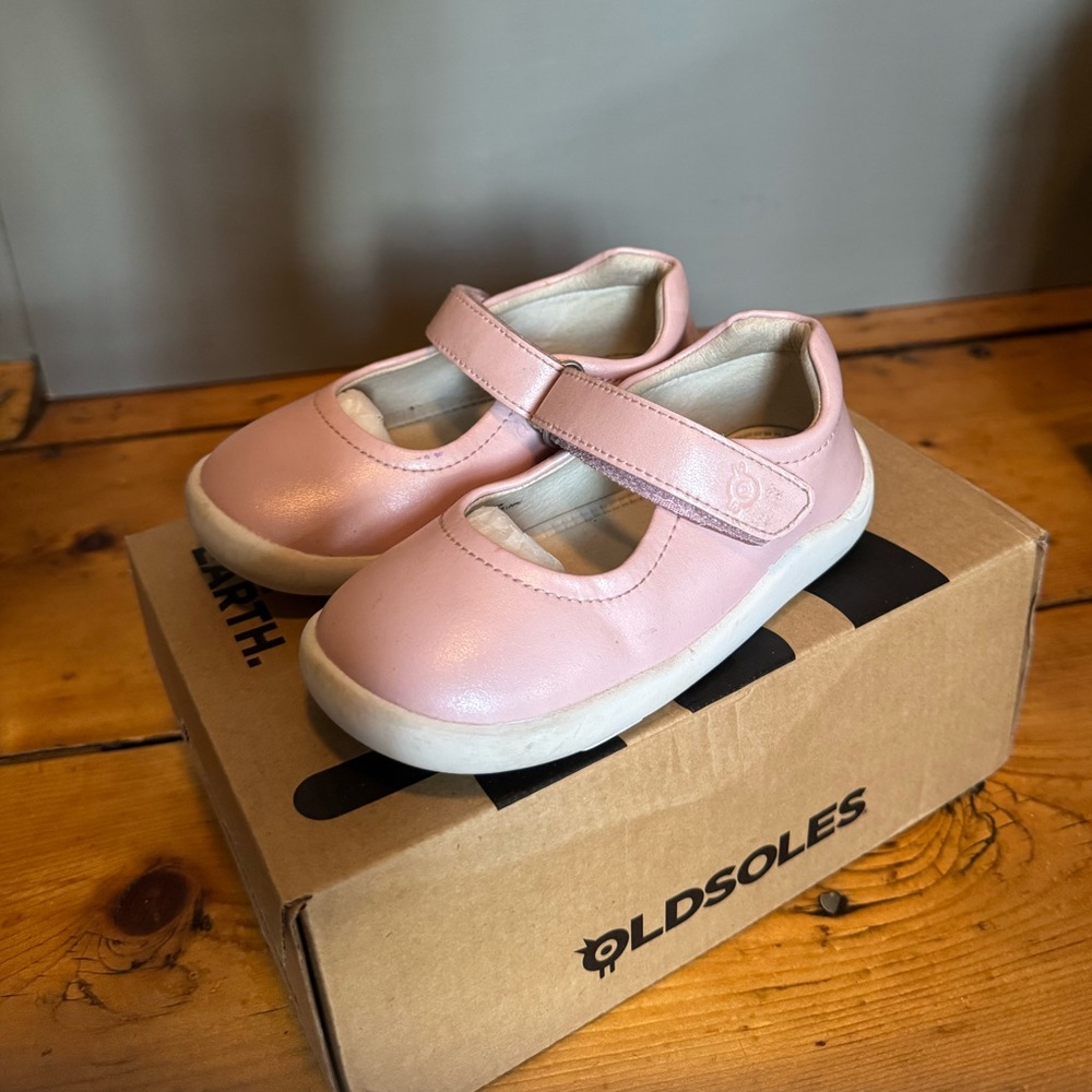 Old Soles Blush Pink Mary Jane Shoes - Picture 3 of 6